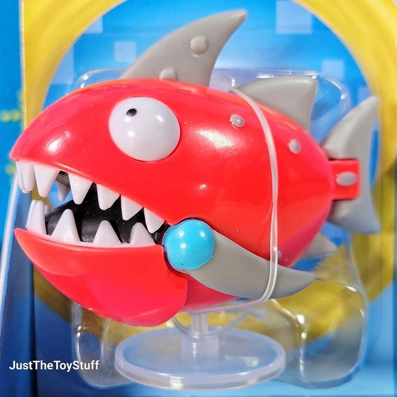 Jakks Pacific Sonic the Hedgehog Chopper 2.5" Collectible Video Game Figure New - Picture 9 of 11